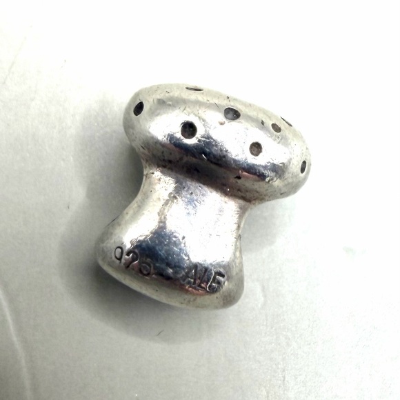 Pandora Sterling Silver Mushroom Bead Charm  #790126 - Picture 3 of 3